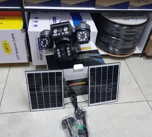 V380 Pro Hd PTZ True 3 Lens Outdoor Solar Camera 6mp Wifi Network