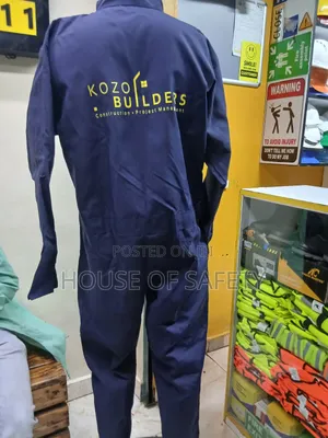 Body Type Navy Blue Overall Ordinary