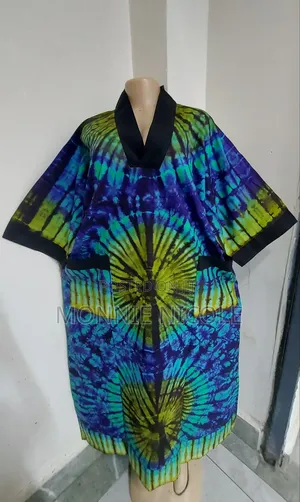 Trendy Tie And Dye Ankara Maxi Dress