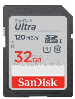 Sandisk 32gb 120mbps Ultra Uhs-I SDHC Memory Card