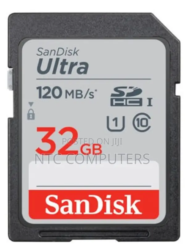 Sandisk 32gb 120mbps Ultra Uhs-I SDHC Memory Card