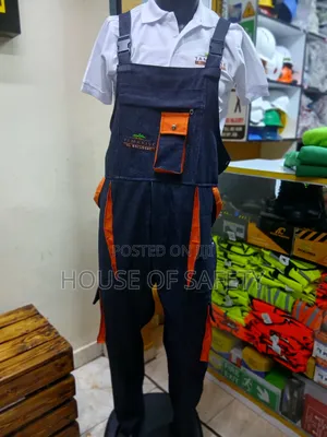 Plier Pockets Black Dungaree Denim