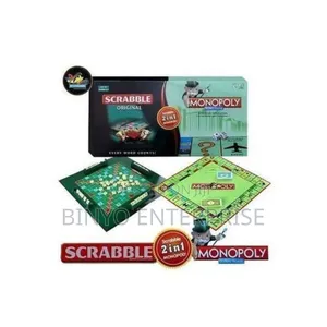 Scrabble -Monopoly 2in 1