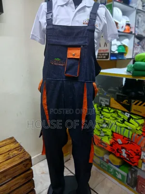 Press Button Denim Dungaree