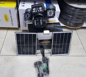 Solar 3-Screen Triple Lens Cam– App-Controlled Lenses + Motion Alerts