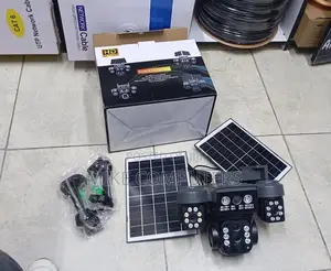V380 Triple Lens Solar 4g Camera – Ideal for Farms Compounds