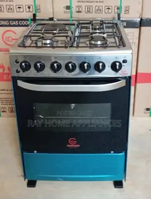 60*65 Eurochef Free Standing 3 Gas+1 Electric Cooker With Electricoven