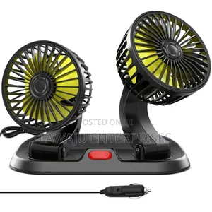 Dual Head Car Fan