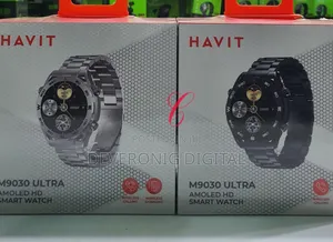 Havit M9030 Ultra *Metallic Amoled* Wireless Charging Smart Watch
