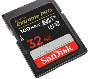 Sandisk 32gb Extreme Pro Uhs-I SDHC Memory Card (100mb/S)
