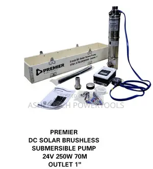 Premier Dc Solar Brushless Submersible Pump 250w 70m