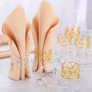 Napkin Golden or Silver Rings Now Available