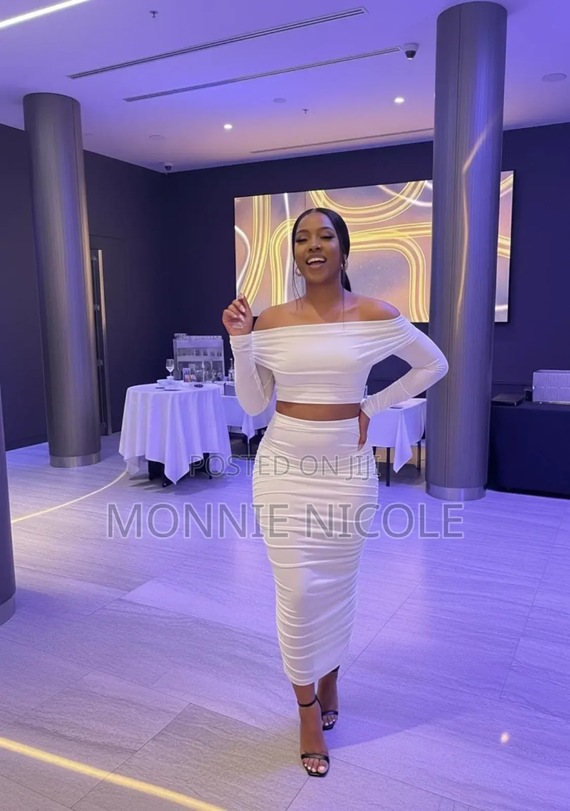 Stylish Mesh Two Piece Set