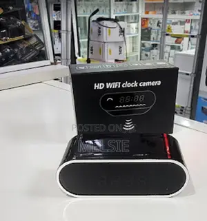 Table Clock Camera Camera Night Vision Mini Wifi Full Hd 1080p
