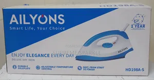 Ailyons Delux Dry Iron Hd198a-S
