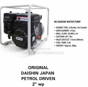 Daishin Hg170d Petrol-Driven Water Pump.
