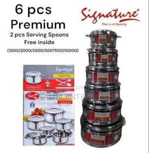6 PCS Permium Stainless Steel Hotpots