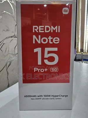 New Xiaomi Redmi Note 15 Pro+ 512 GB Black