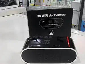 Table Clock With 1080p Smart Wireless Wi-Fi Camera Tf Card Recording