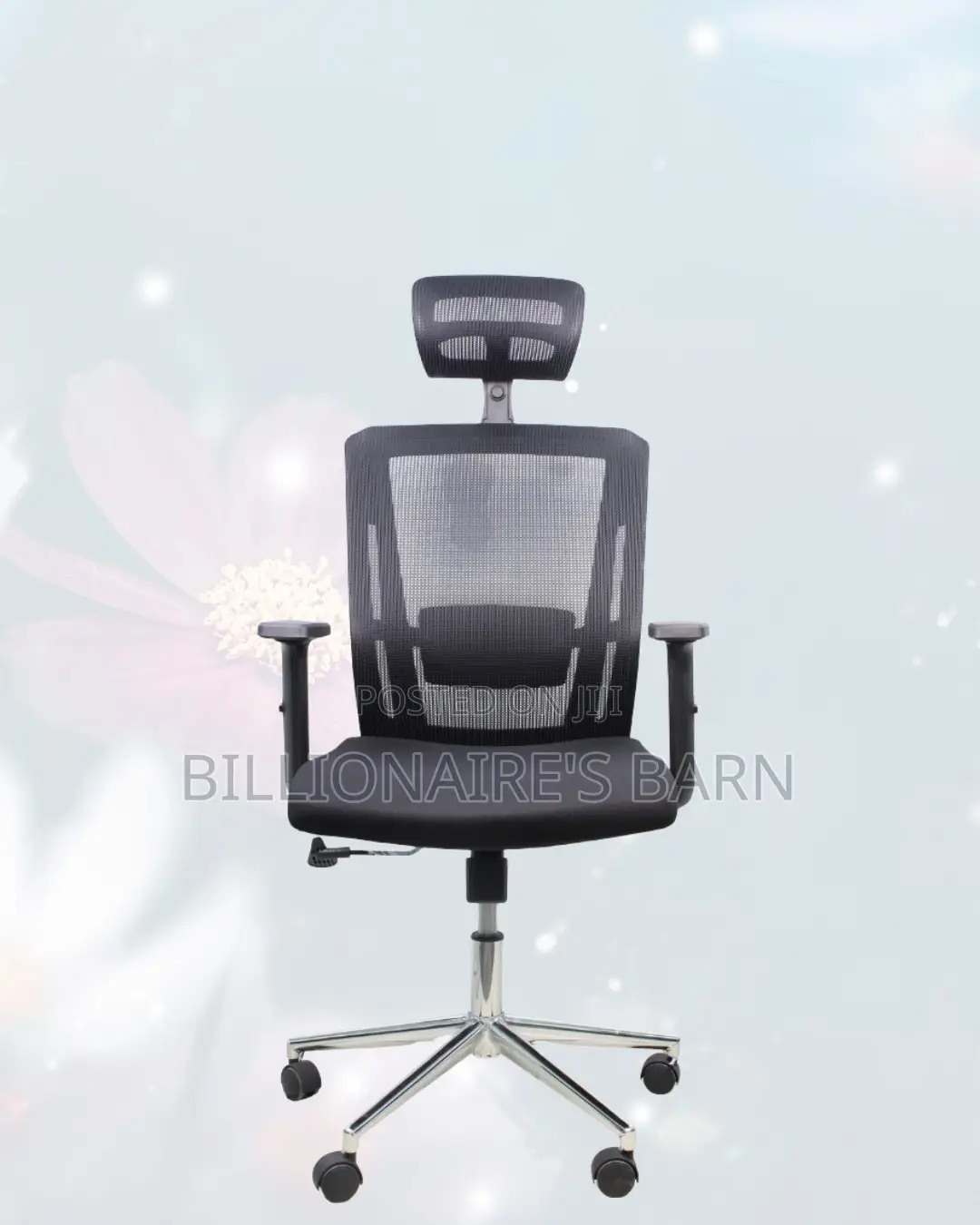 Black Ergonomic Mesh Chair | Adustable for Different Desk Heights |