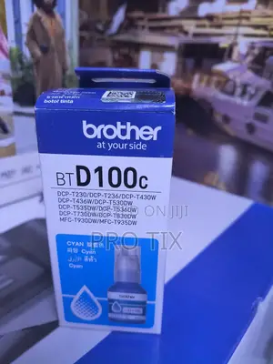 Brother Genuine Ink Btd100c Cyan