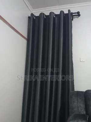 Open Door Curtains Curtains Environmental Friendly Dust Treated