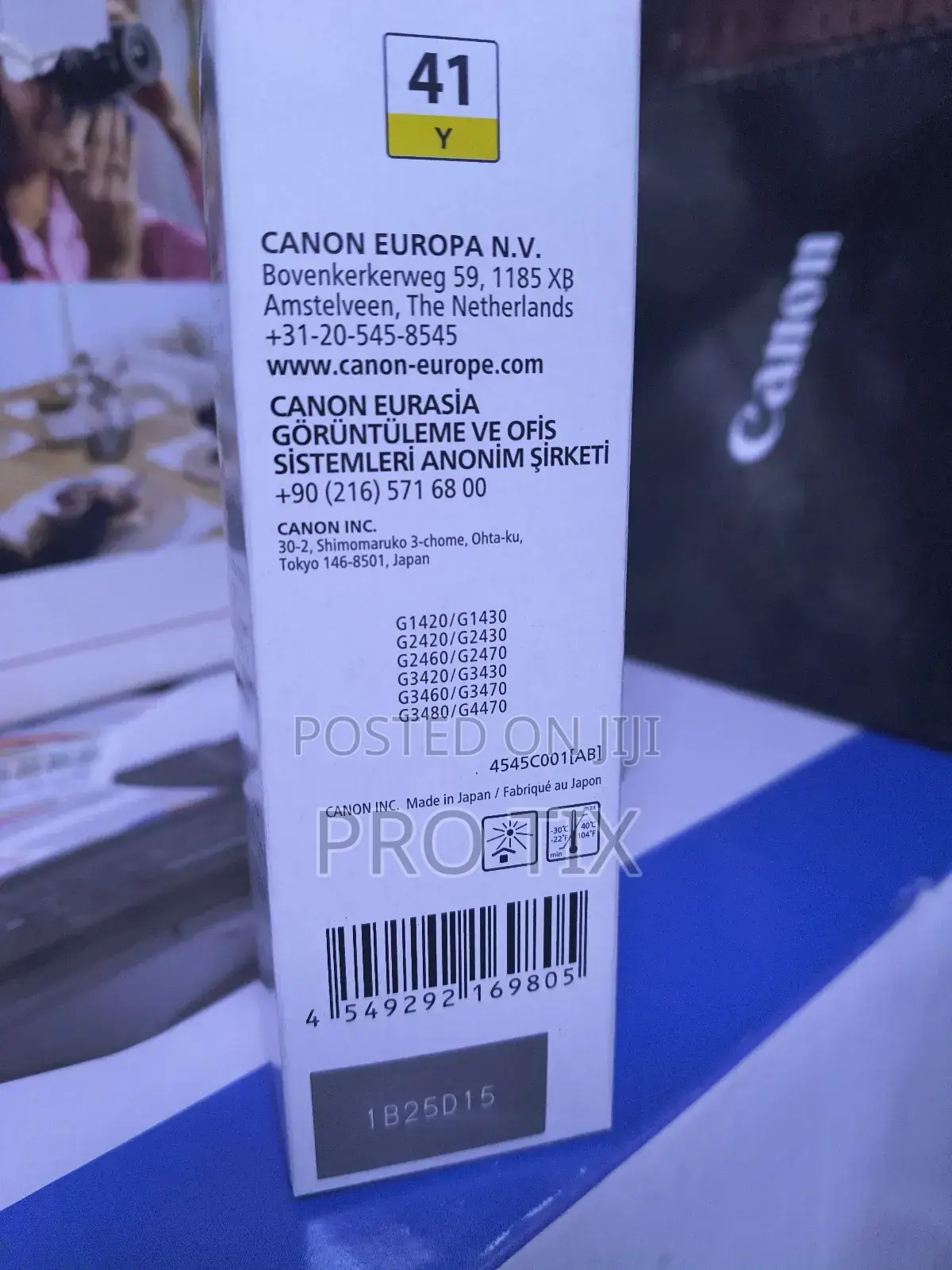 Canon Genuine Ink 41 Yellow Gi-41y