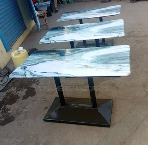 Restaurant Double-Leg Base Dining Table