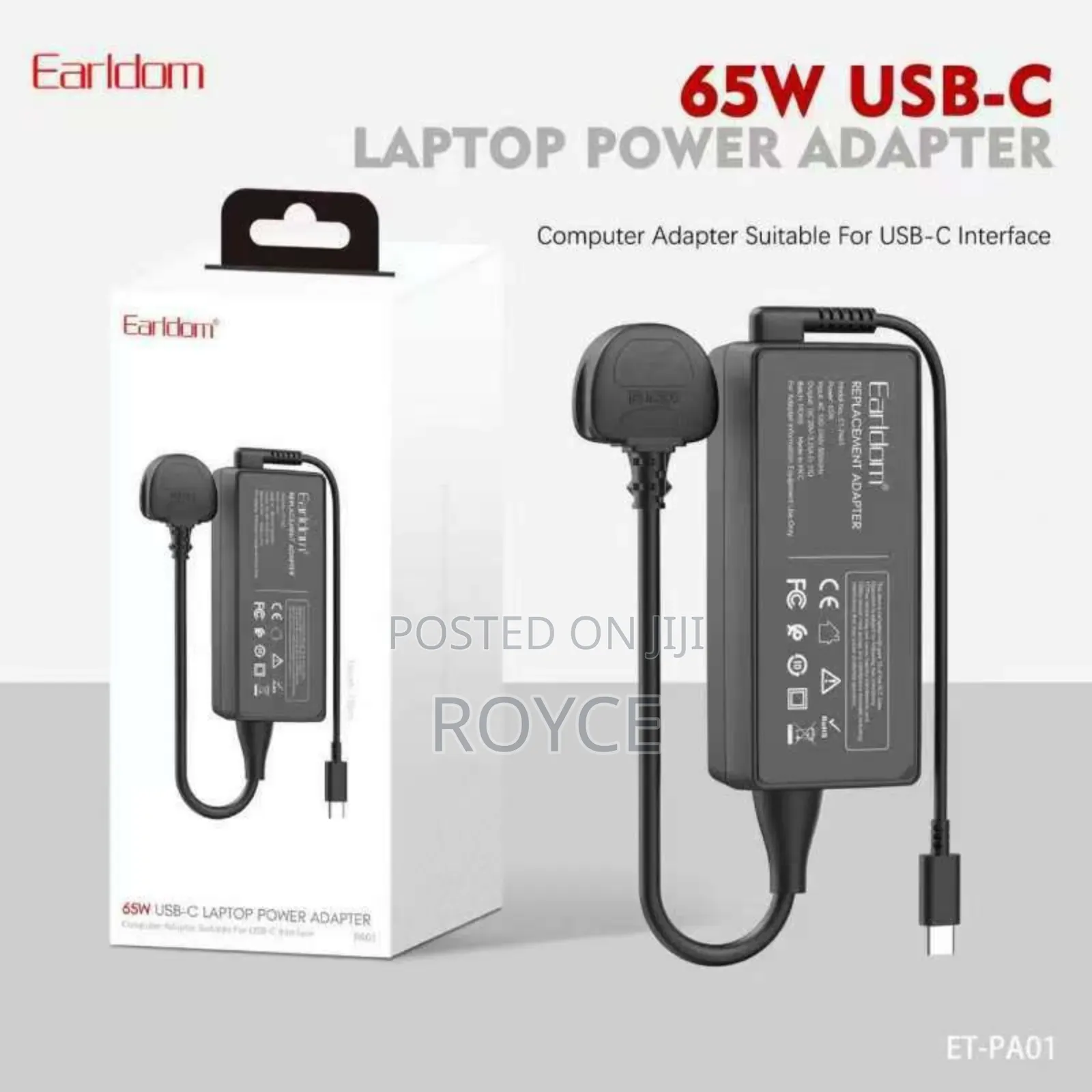 65w Usb-C Laptop Power Adapter