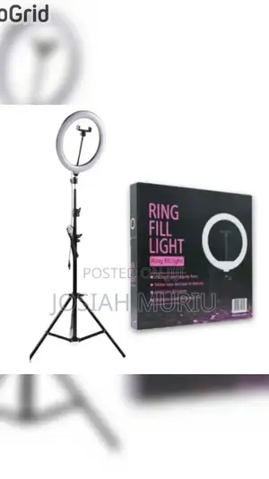 10-Inch Led Ring Light With 360° Rotation and Extendable Tripod
