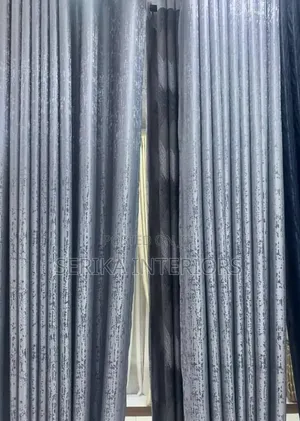 Grey Curtains Curtains Block Out Environmental Friendly Approved