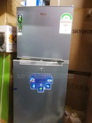 Siver Mika 138litres Double Door Refrigerator