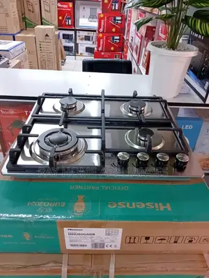 60cm Hisense 4gas Built in Cooker With Wok Burner Stainless Gas Sensor