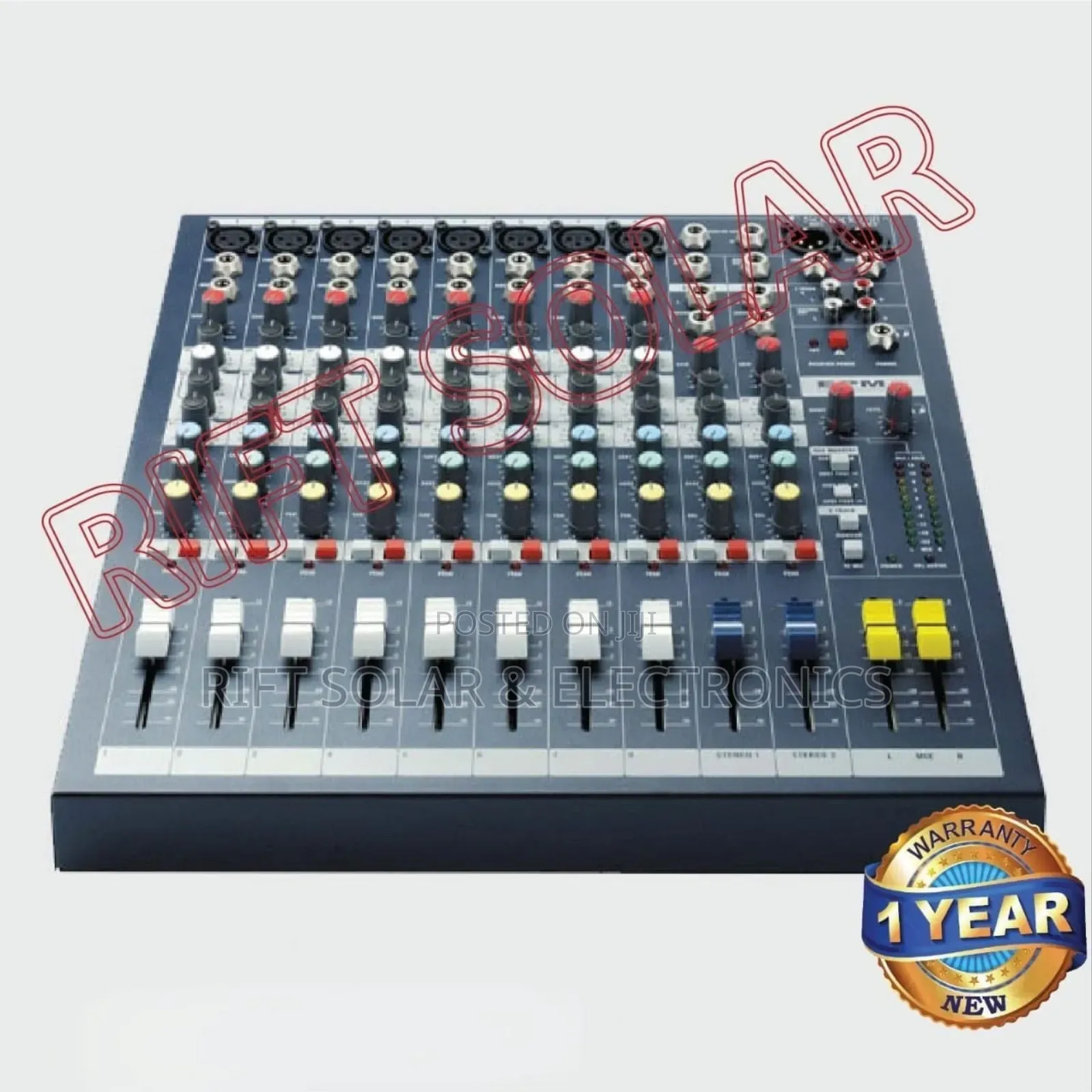 Sound Craft 8 Channels Plain Professional Mixer - Usb and Bluetooth
