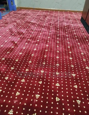Maroon Themed Custom Fit Wall To Wall Carpets