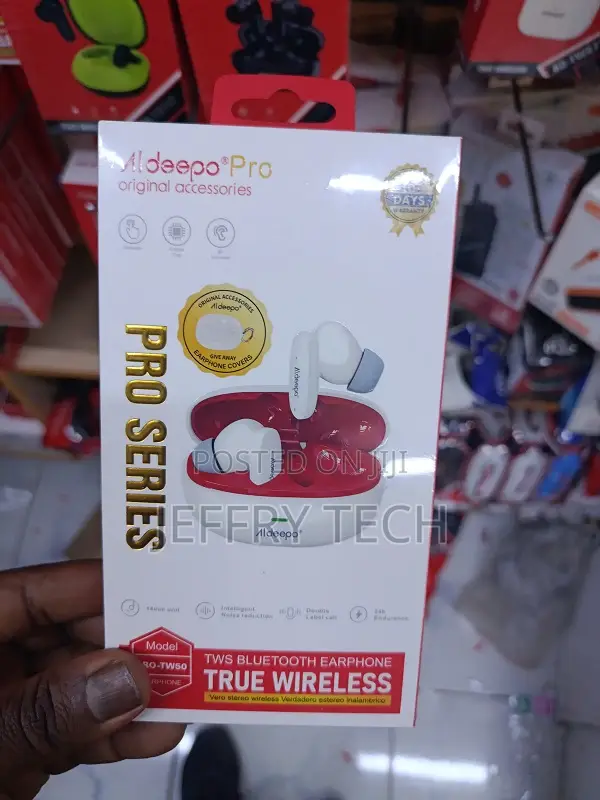 Aldeepo Pro-Tw50 TWS Bluetooth Earbuds.