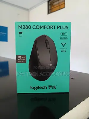 Logitech M280 Comfort Plus Wireless 2.4ghz Mouse.