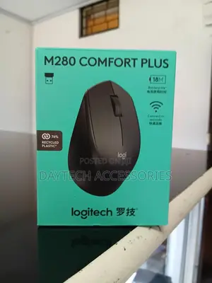 Logitech M280 Comfort Plus Wireless 2.4ghz Mouse.