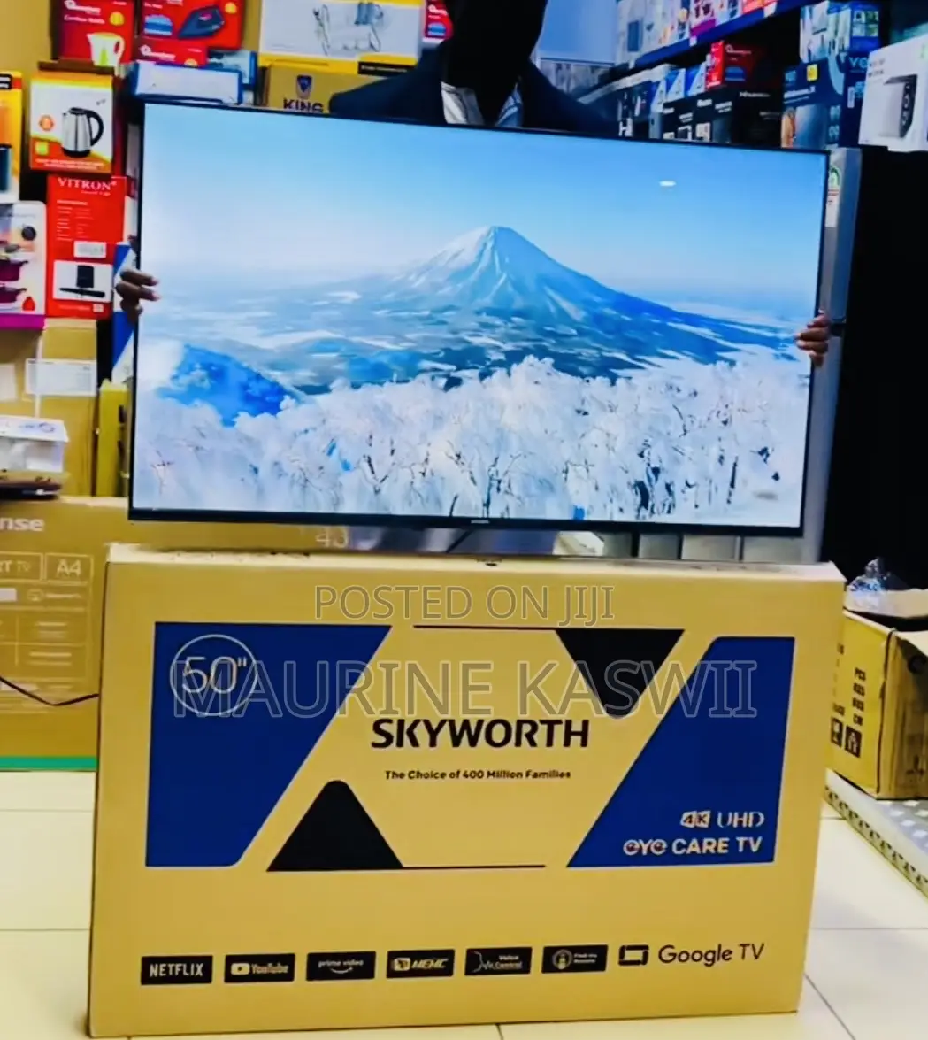 Skyworth 50” Google Frameless Tv