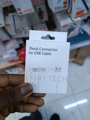 Apple 30-Pin Dock Connector to Usb Cable Used for Older Apple Devices.