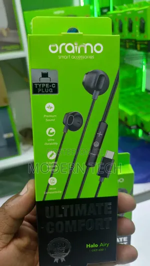 Oraimo Halo Airy Oep-650 Usb-C Digital Audio Earphones
