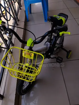 12-Inch Children's Bicycle: Adjustable Seat Safety Brakes
