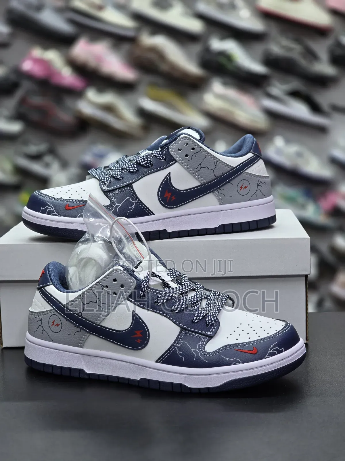Custom Nike Dunk Low Cracked Leather