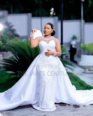 Custom-Made White Wedding Gowns