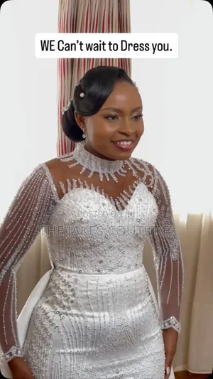 Custom-Made White Wedding Gowns