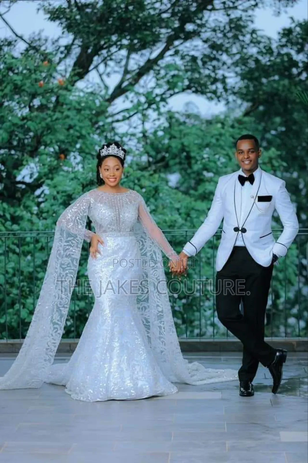 Custom-Made White Wedding Gowns