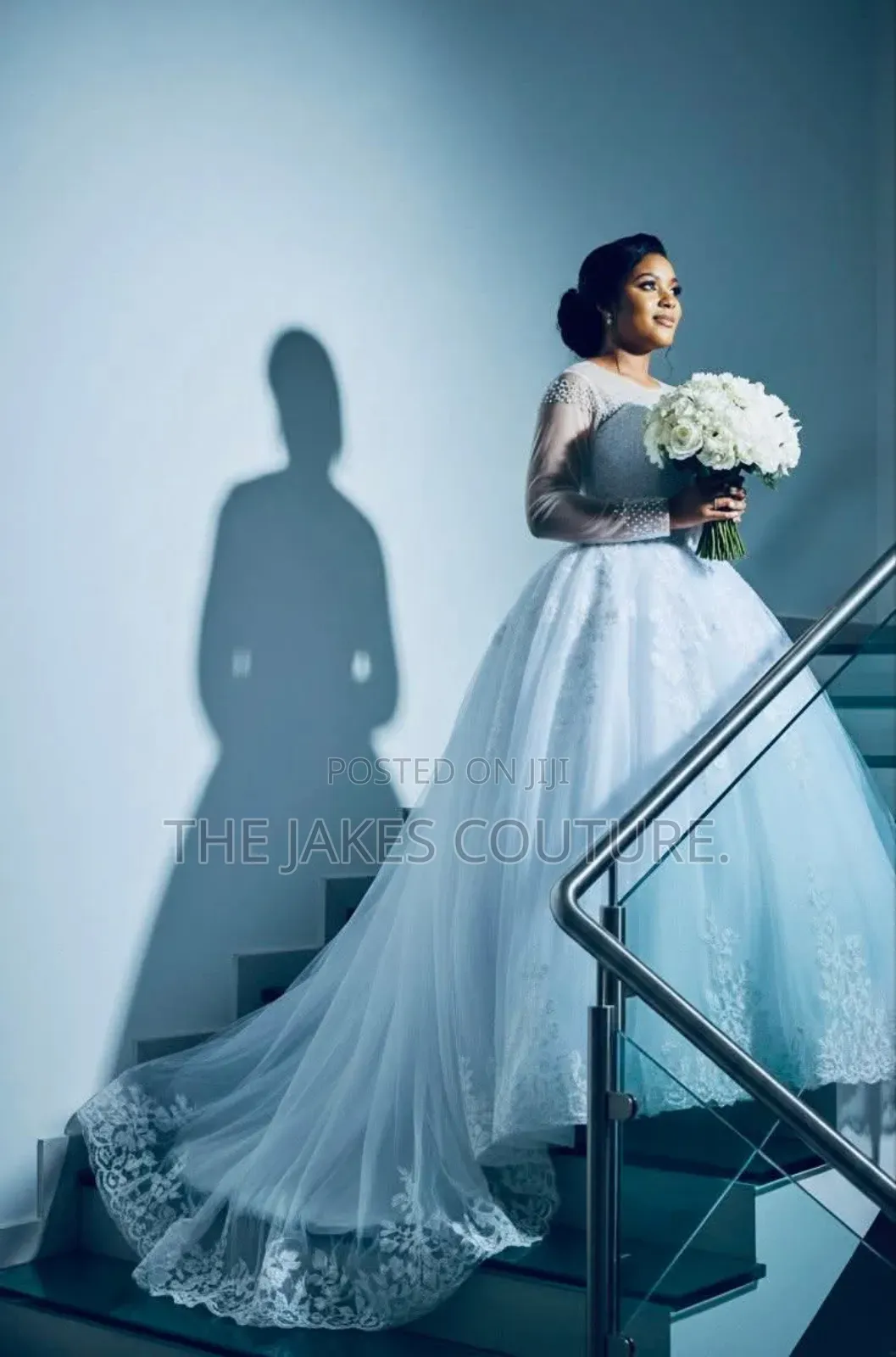 Custom-Made White Wedding Gowns