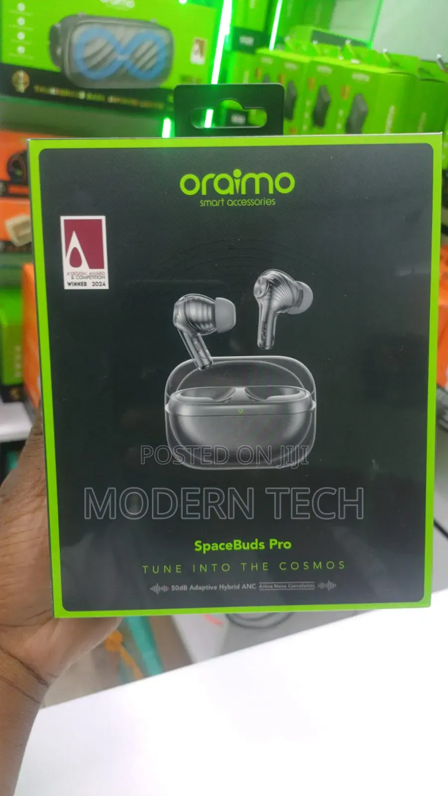 Oraimo Spacebuds Pro Otw-930 | 50db Anc, Spatial Audio, Bluetooth 5.4