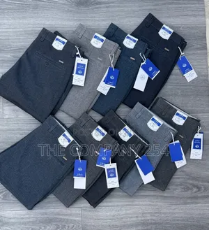 Quality Casual Cotton Checked Official Plain Trouser