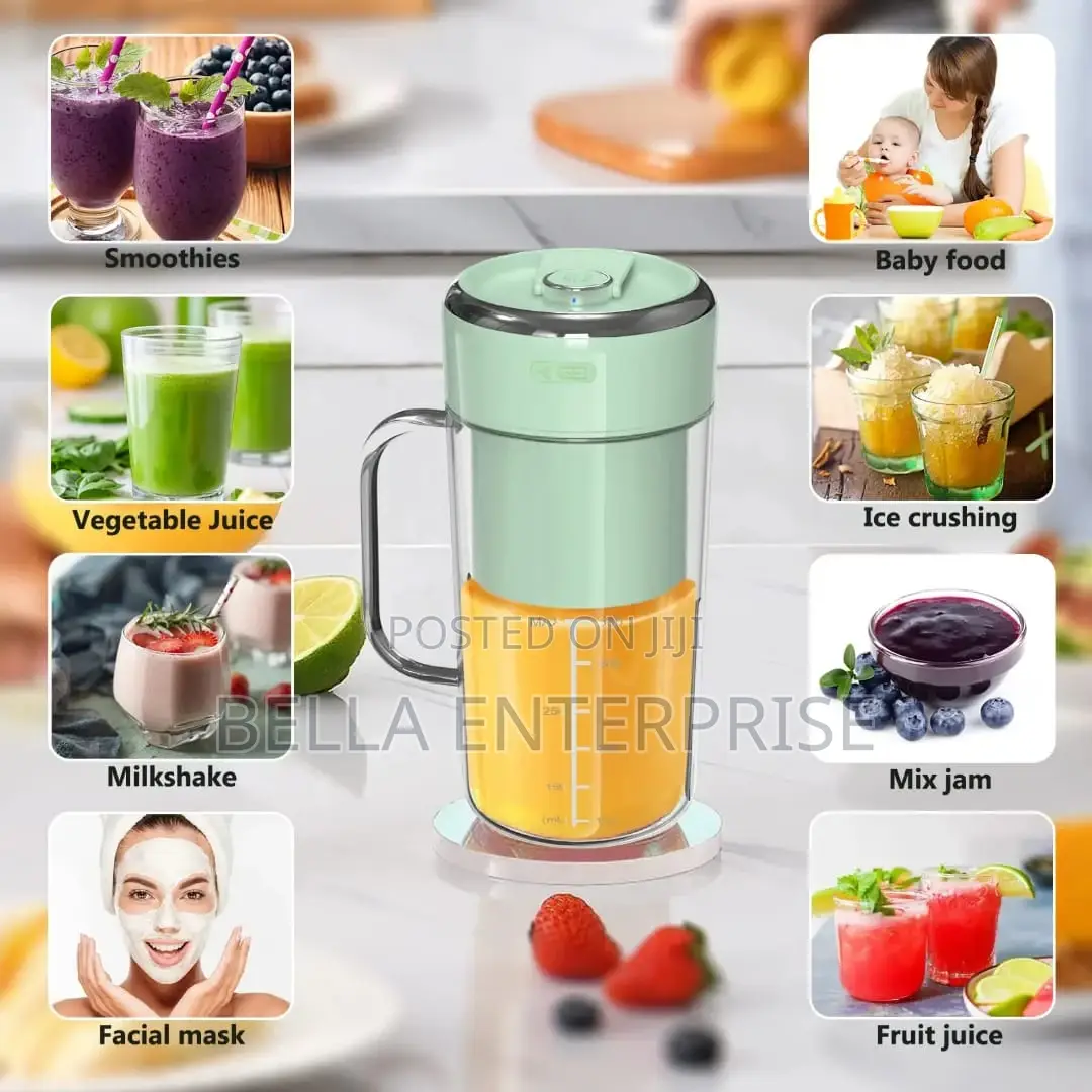 330ml Portable Juice Cup Blender With Straw-Blend Go Rechargeable